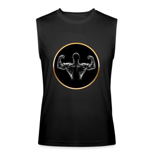 Bodybuilding: Golden Back Power - Men’s Performance Sleeveless Shirt