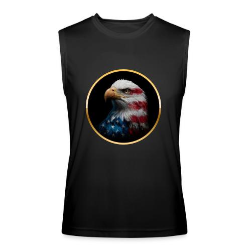 USA: Liberty Emblem - Men’s Performance Sleeveless Shirt