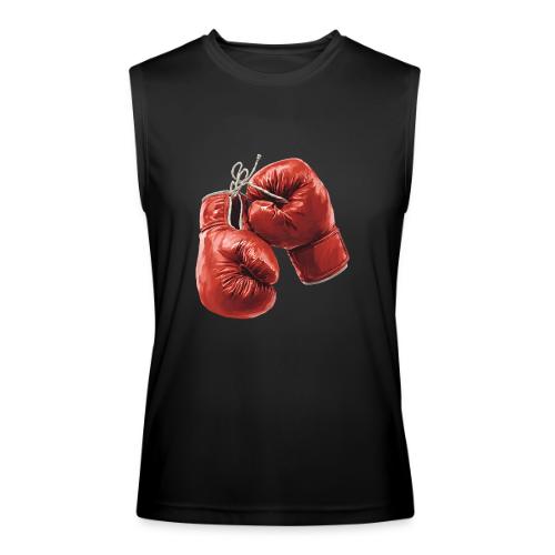 Boxing: Hanging Gloves Icon - Men’s Performance Sleeveless Shirt