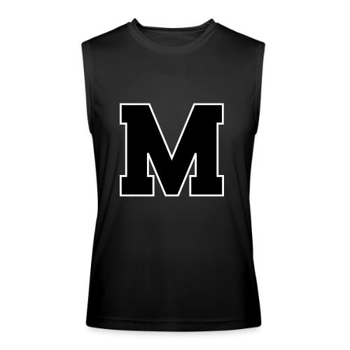 Varsity Letter M Collegiate Alphabet Art - Men’s Performance Sleeveless Shirt