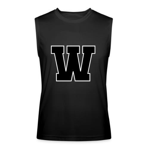 Varsity Letter W Collegiate Font Design - Men’s Performance Sleeveless Shirt