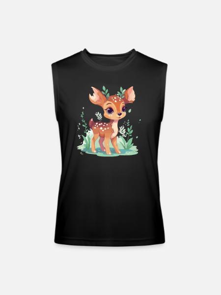 New Deer - Men’s Performance Sleeveless Shirt - black