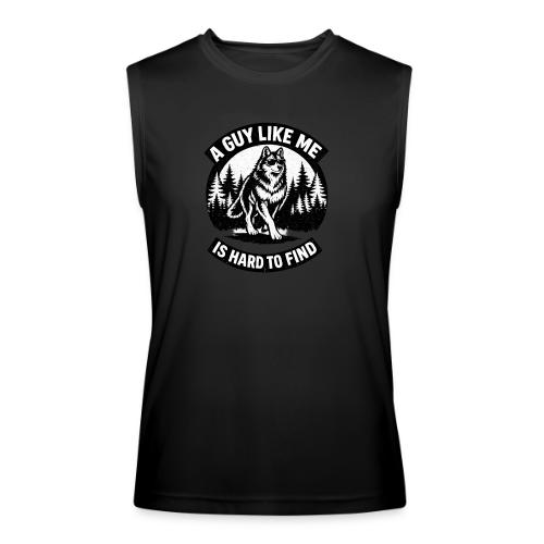 Funny Wolf Shirt – Hard to Find Retro Tee - Men’s Performance Sleeveless Shirt