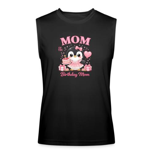 Cute Penguin Birthday Mom Kawaii Cake Balloon Gift - Men’s Performance Sleeveless Shirt