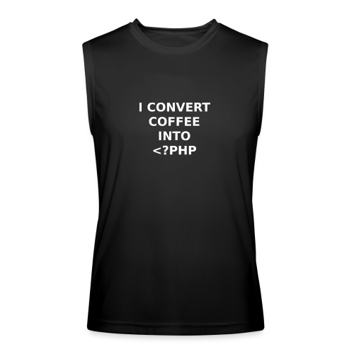 Convert coffee into PHP - Men’s Performance Sleeveless Shirt