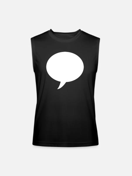 Bubble - Men’s Performance Sleeveless Shirt - black