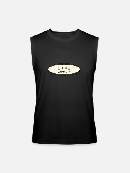 choose empathy - Men’s Performance Sleeveless Shirt - black
