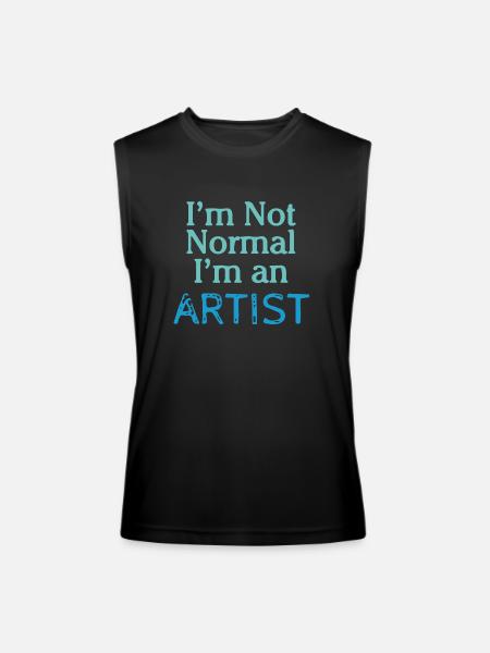 ARTIST - Men’s Performance Sleeveless Shirt - black