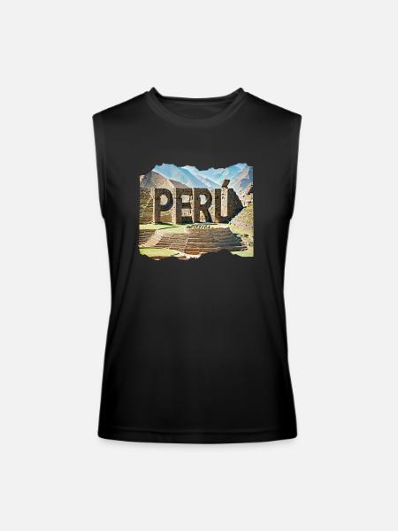 PERU 24 24 - Men’s Performance Sleeveless Shirt - black