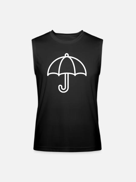 umbrellas - Men’s Performance Sleeveless Shirt - black