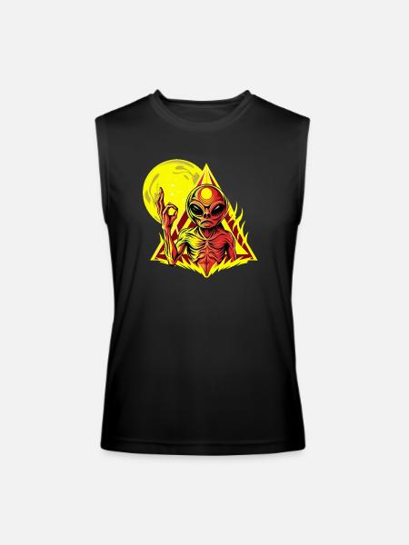 IlluminET155 - Men’s Performance Sleeveless Shirt - black