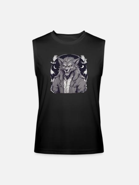 Halloween Werewolf - Men’s Performance Sleeveless Shirt - black