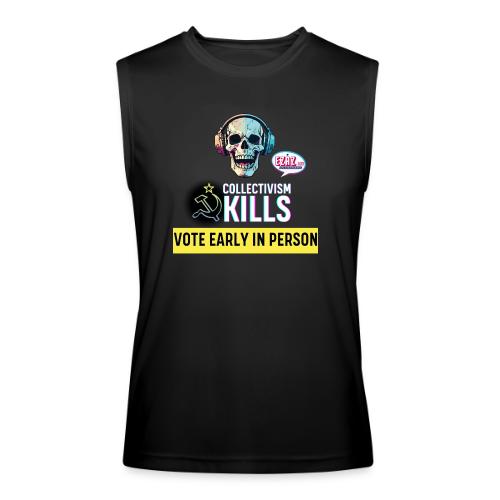 Collectivism Kills Transparent Design - Men’s Performance Sleeveless Shirt