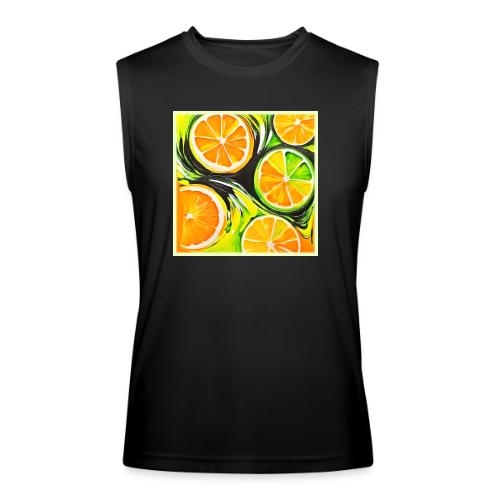 Vibrant Citrus Painting - Men’s Performance Sleeveless Shirt