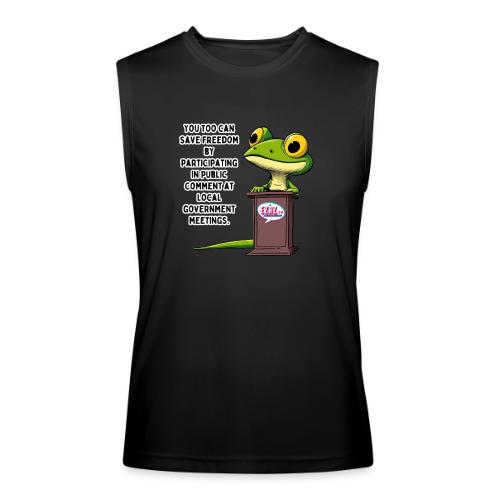 Public Comment Lizard Design - Men’s Performance Sleeveless Shirt