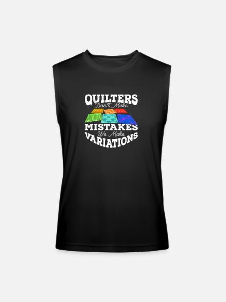 Quilting - Men’s Performance Sleeveless Shirt - black