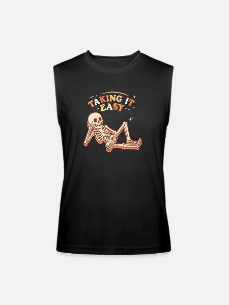 Taking it easy - Men’s Performance Sleeveless Shirt - black