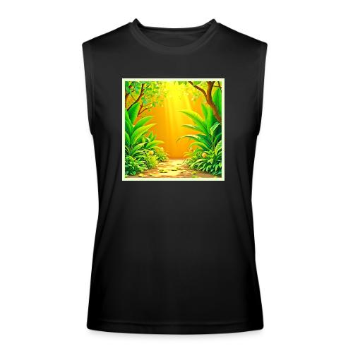 Sunny Nature Path Art - Men’s Performance Sleeveless Shirt