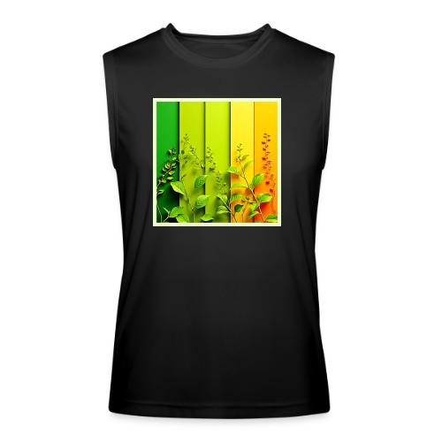 Modern Color Block Nature - Men’s Performance Sleeveless Shirt