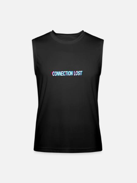Connection Lost - Men’s Performance Sleeveless Shirt - black