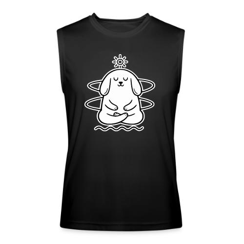 Cute Meditating Bunny Zen Yoga Animal - Men’s Performance Sleeveless Shirt