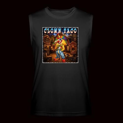 The Clown Taco Circus Humor Character - Men’s Performance Sleeveless Shirt
