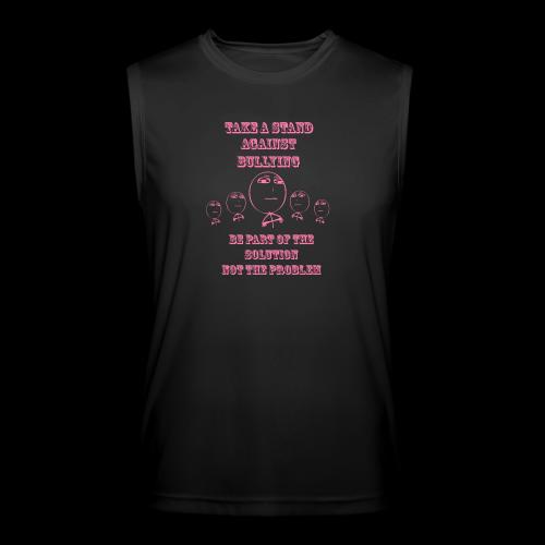 STAND AGAINST BULLYING - PINK PRINT - Men’s Performance Sleeveless Shirt