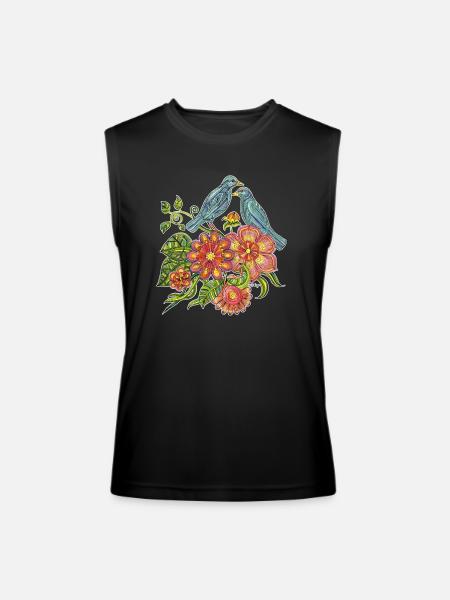 Fly Away With Me - Men’s Performance Sleeveless Shirt - black