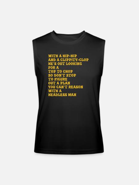 The Headless Horseman - Men’s Performance Sleeveless Shirt - black