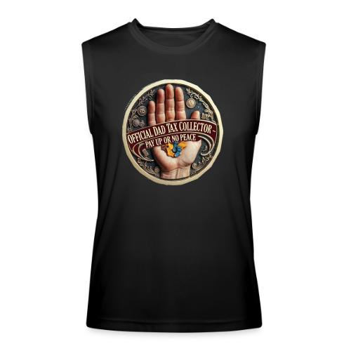 Dad Tax Collector Medallion T Shirt - Men’s Performance Sleeveless Shirt