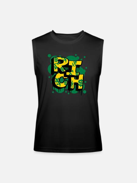 Rich USA - Men’s Performance Sleeveless Shirt - black