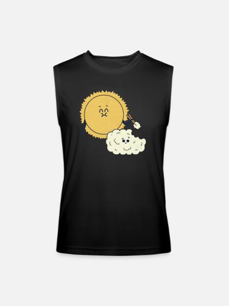 Light Meal girl - Men’s Performance Sleeveless Shirt - black