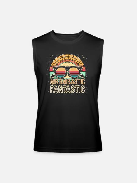 Mr.bombastic fantastic - Men’s Performance Sleeveless Shirt - black