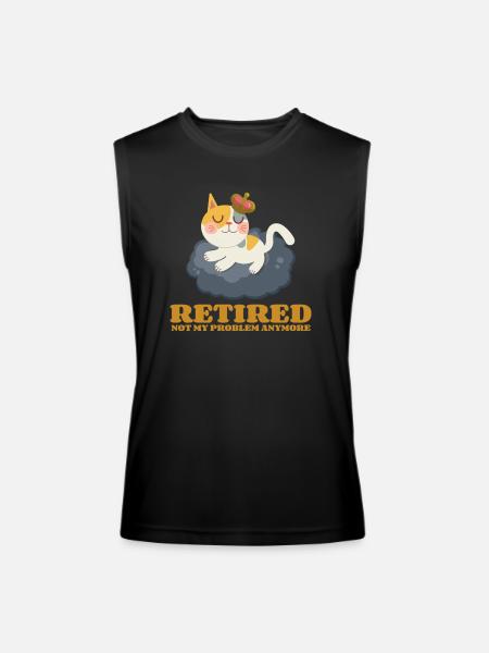 Cat King Queen - Men’s Performance Sleeveless Shirt - black