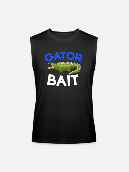 Gator Bait Crocs - Men’s Performance Sleeveless Shirt - black