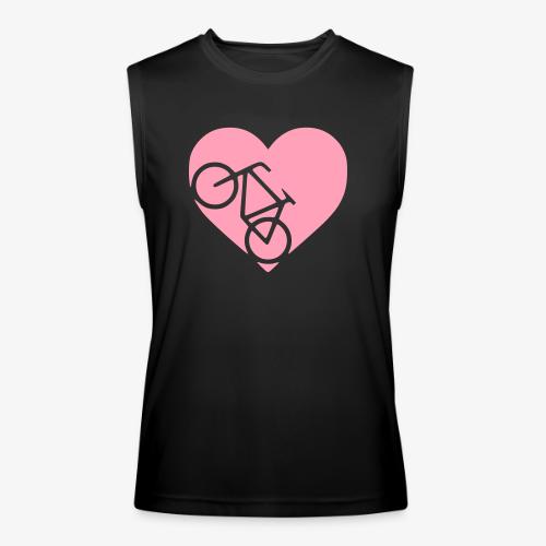 heart_bicycle_cutout - Men’s Performance Sleeveless Shirt