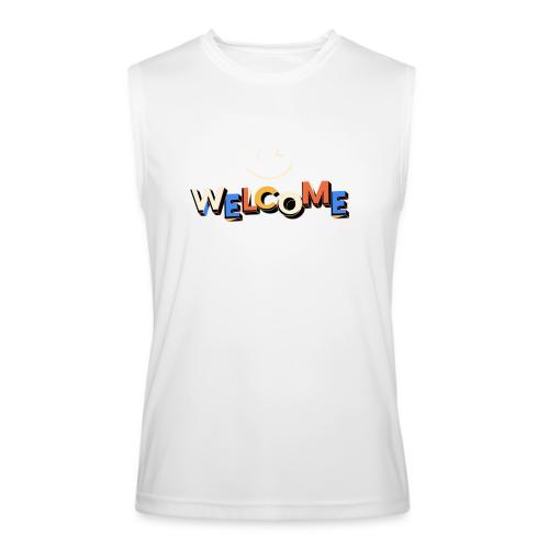 Smile and welcome design - Men’s Performance Sleeveless Shirt