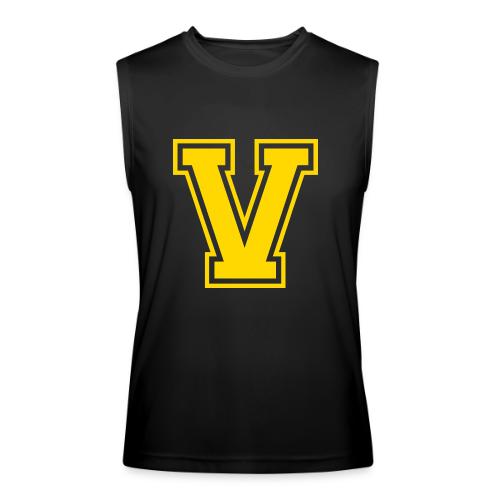 Letter V – Capital Athletic Alphabet Monogram - Men’s Performance Sleeveless Shirt