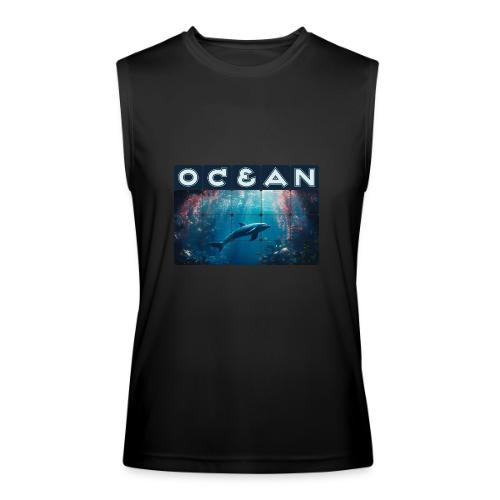 Ocean: Blue Grace - Men’s Performance Sleeveless Shirt