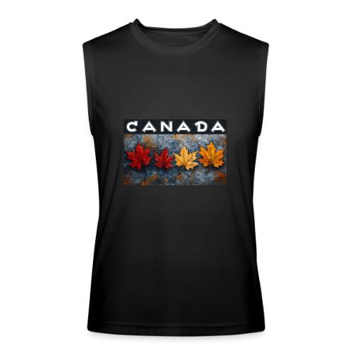 Colorful Canada Style - Men’s Performance Sleeveless Shirt