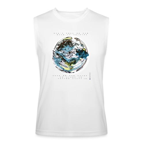 GLINT OF LIGHT (Black Fonts) - Men’s Performance Sleeveless Shirt