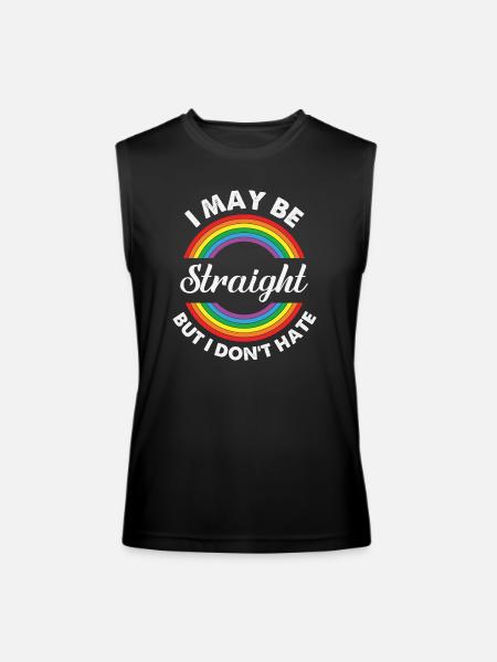 Lgbt Support - Men’s Performance Sleeveless Shirt - black