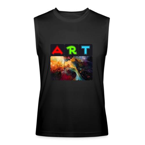 Waves of Art - Men’s Performance Sleeveless Shirt