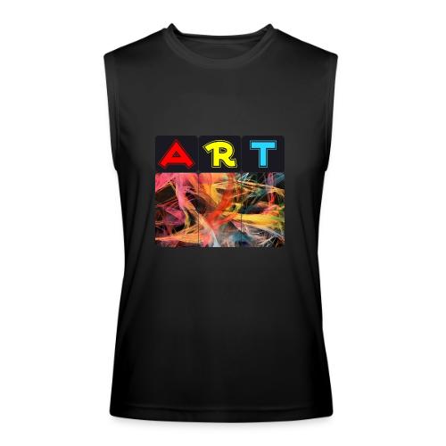 Chaotic Threads of Art - Men’s Performance Sleeveless Shirt