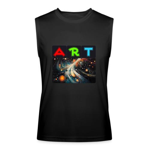 Swirls of Colorful Art - Men’s Performance Sleeveless Shirt