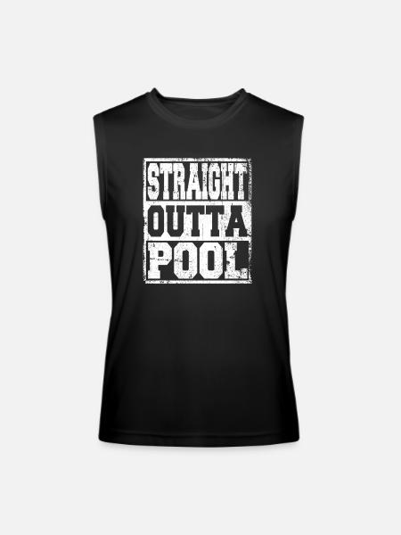 Pool Saying Funny - Men’s Performance Sleeveless Shirt - black