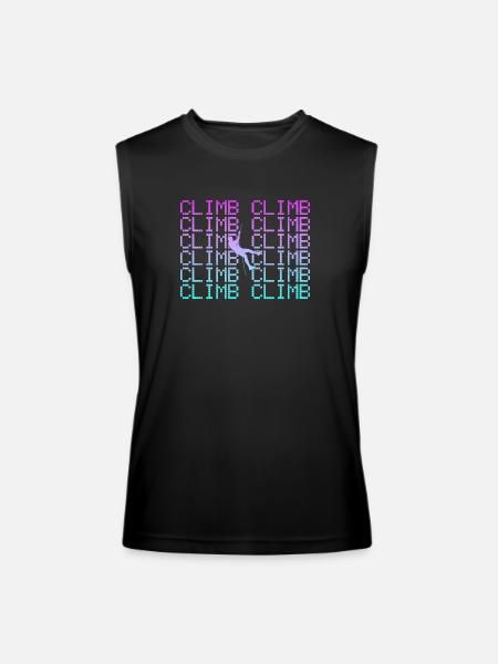 climb - Men’s Performance Sleeveless Shirt - black
