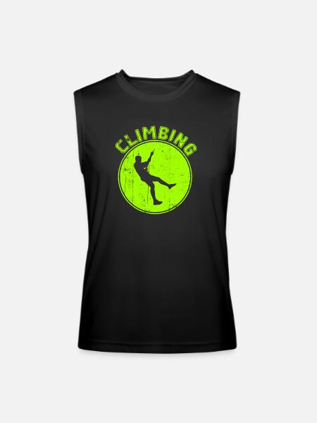 climbing - Men’s Performance Sleeveless Shirt - black