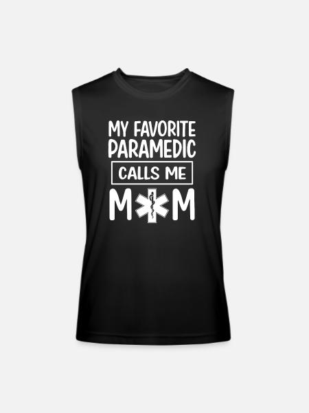 Paramedic Mom - Men’s Performance Sleeveless Shirt - black
