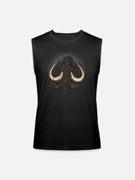 Prehistoric Animal Mammoth - Men’s Performance Sleeveless Shirt - black